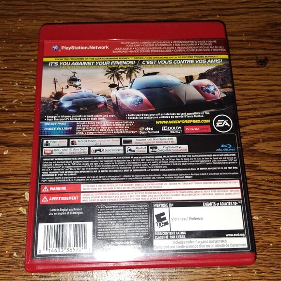 Need For Speed: Hot Pursuit (Sony PlayStation 3, PS3, 2010) Complete - Picture 3 of 3